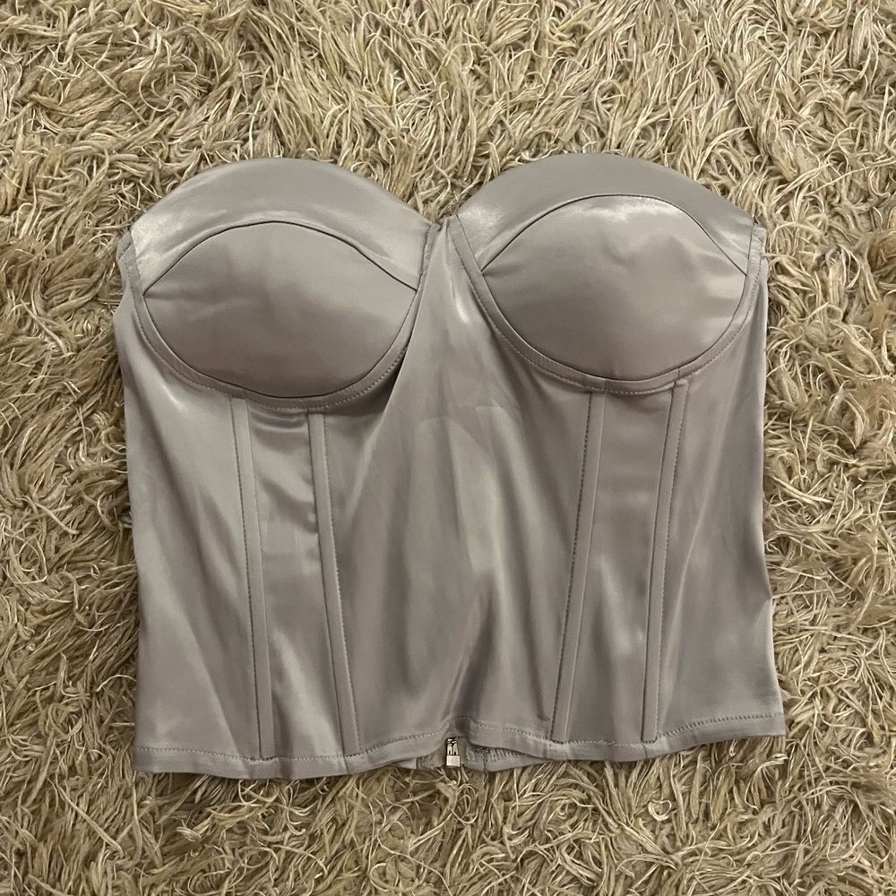 Akira satin corset size small NWT